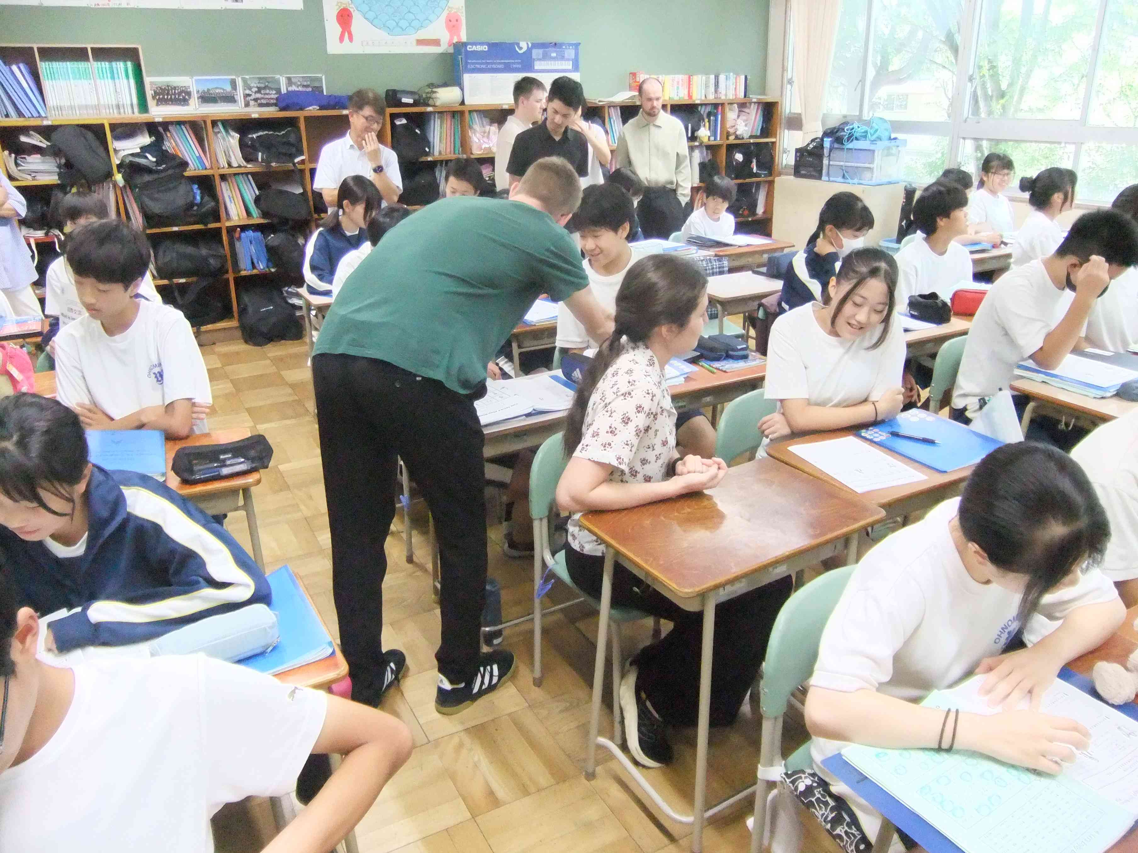 デンマークの学生さんが日本の中学校の様子を見に来られました！ - 学校の様子 - ブログ - 相模原市立大野南中学校